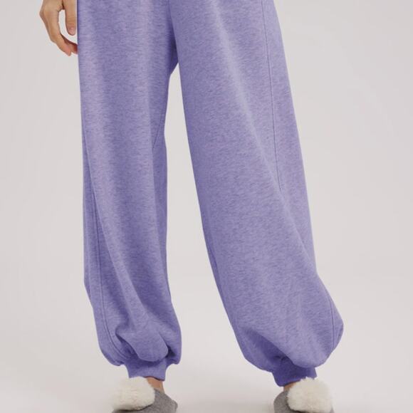 Oversized Drawstring Hem Cotton Sweatshirt and Lounger set Women’s Size Small - Picture 5 of 9